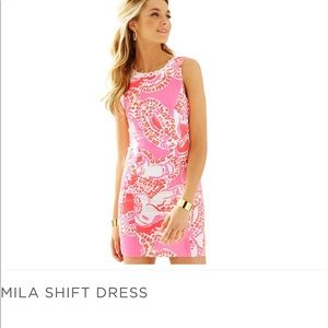 Lilly Pulitzer Mila Shift dress elephant print EUC